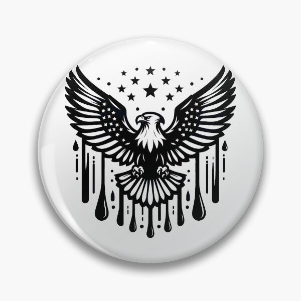 Item preview, American Eagle Freedom Stars Dripping Patriotic Art designed and sold by DrawDrip.