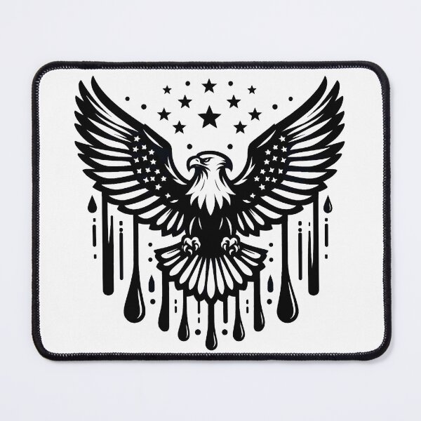 Item preview, American Eagle Freedom Stars Dripping Patriotic Art designed and sold by DrawDrip.