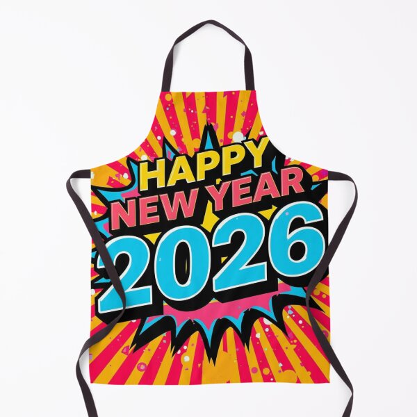 Item preview, Happy New Year 2026 T-Shirt | Colorful Comic Pop Art Celebration Tee designed and sold by BeanNTee.