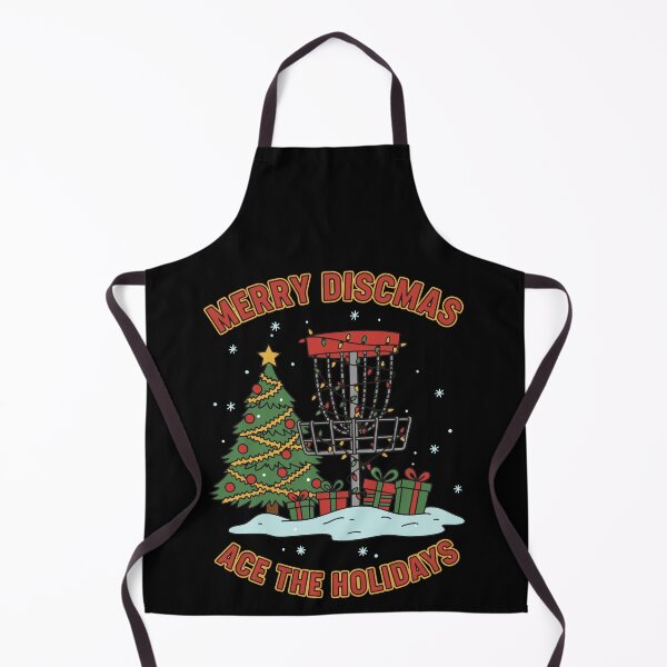 Item preview, Merry Discmas Ace The Holidays Disc Golf Basket designed and sold by LuminOrb.