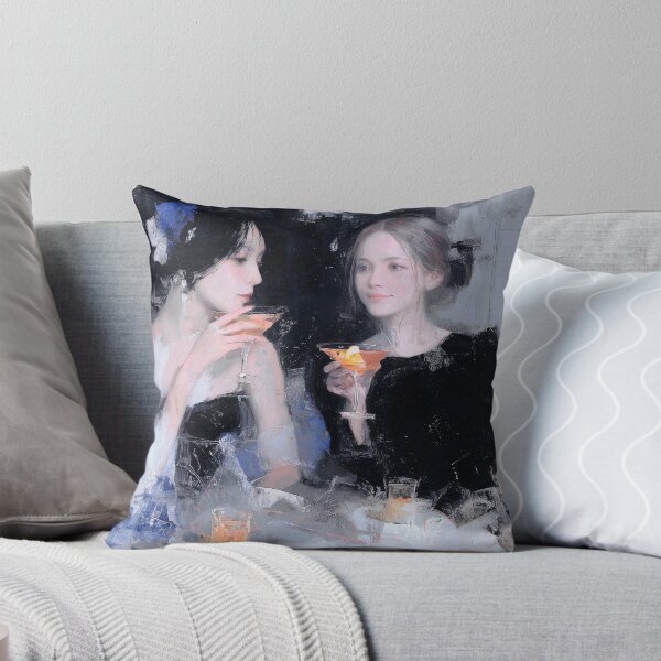Item preview, Two Women Sharing a Cocktail Moment designed and sold by lautir.