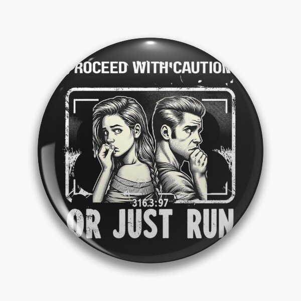 Item preview, Proceed With Caution Or Just Run designed and sold by AhliyWidener.