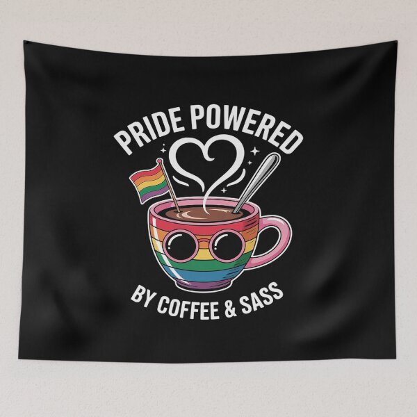 Item preview, LGBT Pride Month Coffee Sass LGBTQIA  designed and sold by InspiredFoul.