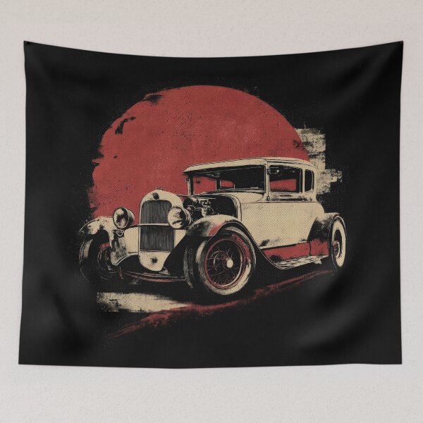 Artikelvorschau, Retro-Hotroad-Vintage-Kunst entworfen und verkauft von Gaviani Design Studio.
