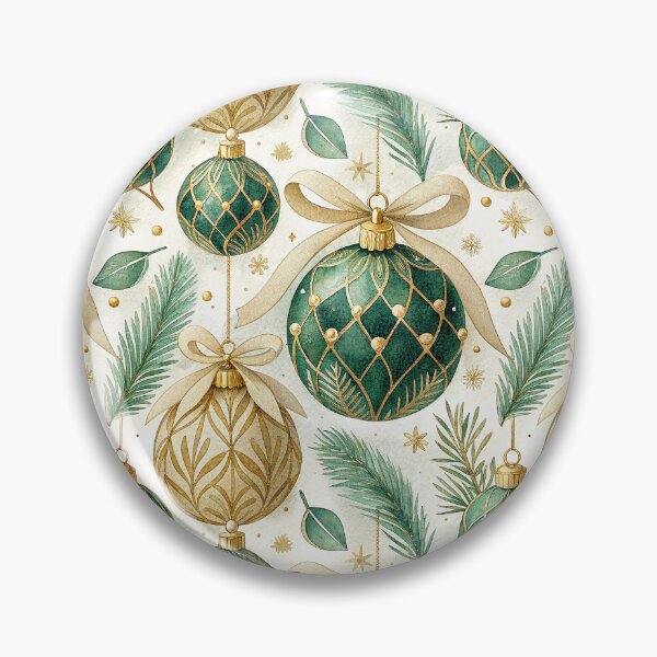 Item preview, Luxurious Christmas design with gold ornaments designed and sold by Merrylands Artshop.
