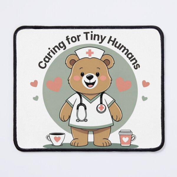 Item preview, Caring for Tiny Humans - Celebrating Pediatric Caregivers designed and sold by ClarityNP Studio.