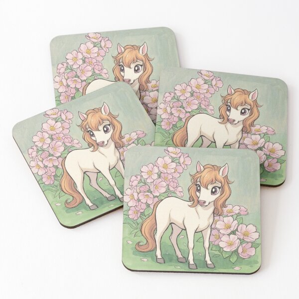 Item preview, Pony And Flowers designed and sold by Gabriela McDaniel.