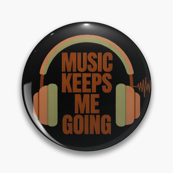 Item preview, Music Keeps Me Going – Minimal Headphones Graphic Tee designed and sold by Maximilianos.