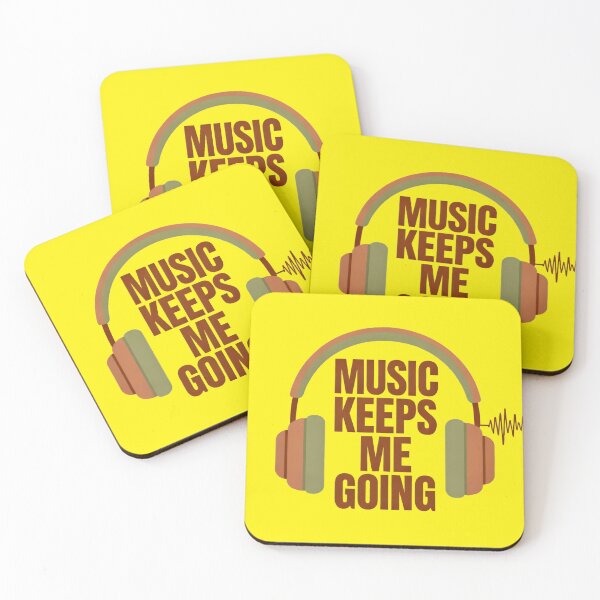 Item preview, Music Keeps Me Going – Minimal Headphones Graphic Tee designed and sold by Maximilianos.