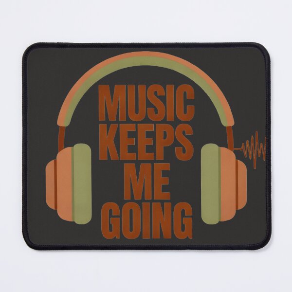 Item preview, Music Keeps Me Going – Minimal Headphones Graphic Tee designed and sold by Maximilianos.
