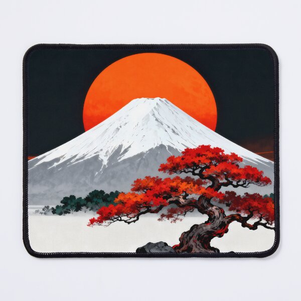 Item preview, Crimson Dawn Over Mount Fuji: The Eternal Harmony designed and sold by MHD.