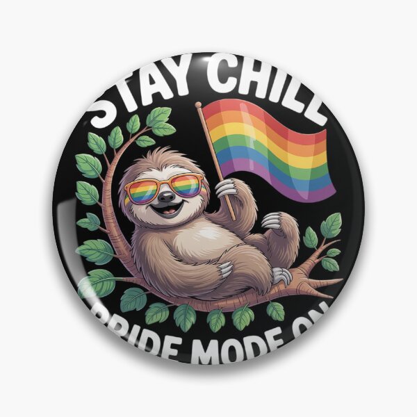 Item preview, LGBT Pride Month LGBTQIA+ Sloth  designed and sold by InspiredFoul.