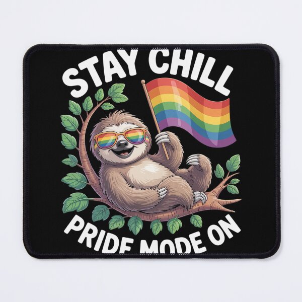 Item preview, LGBT Pride Month LGBTQIA+ Sloth designed and sold by InspiredFoul.