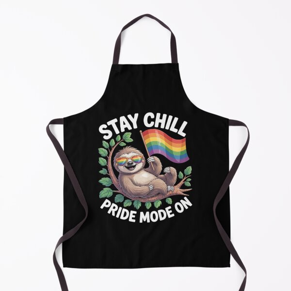 Item preview, LGBT Pride Month LGBTQIA+ Sloth  designed and sold by InspiredFoul.