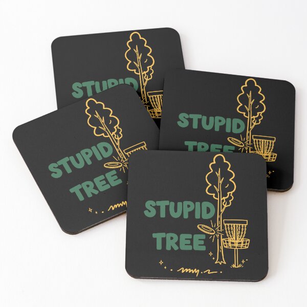 Item preview, Stupid Tree Funny Disc Golfer Frisbee Golf designed and sold by LuminOrb.