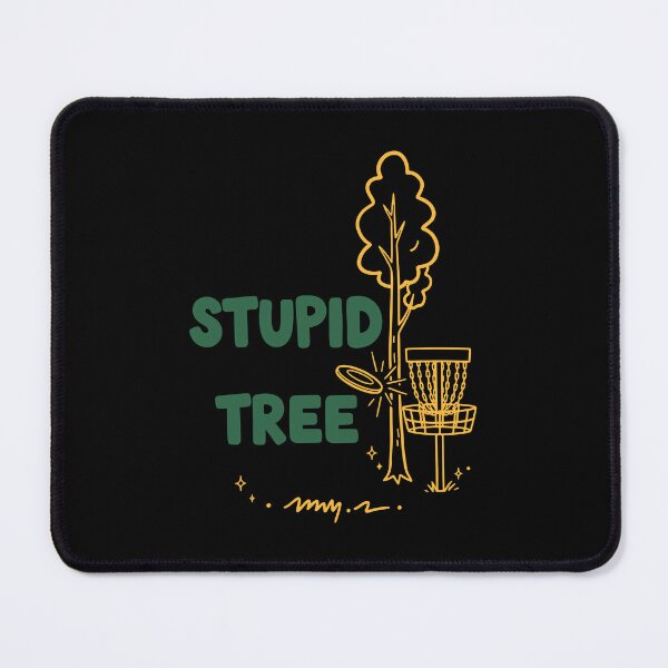 Item preview, Stupid Tree Funny Disc Golfer Frisbee Golf designed and sold by LuminOrb.