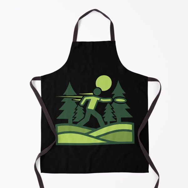 Item preview, Disc Golf Scene Flying Disc Golfer Forest Courses designed and sold by LuminOrb.