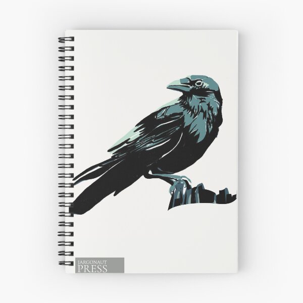 Item preview, Perching crow designed and sold by jargonautpress.