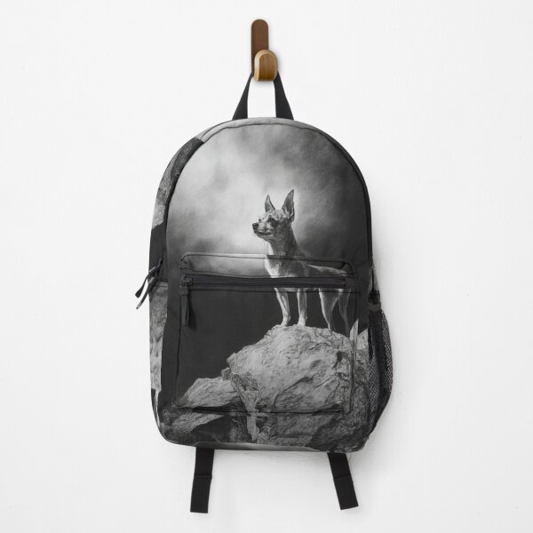 Item preview, A Chihuahua standing bravely on a large boulder, Dogs in Motion designed and sold by CDC40.