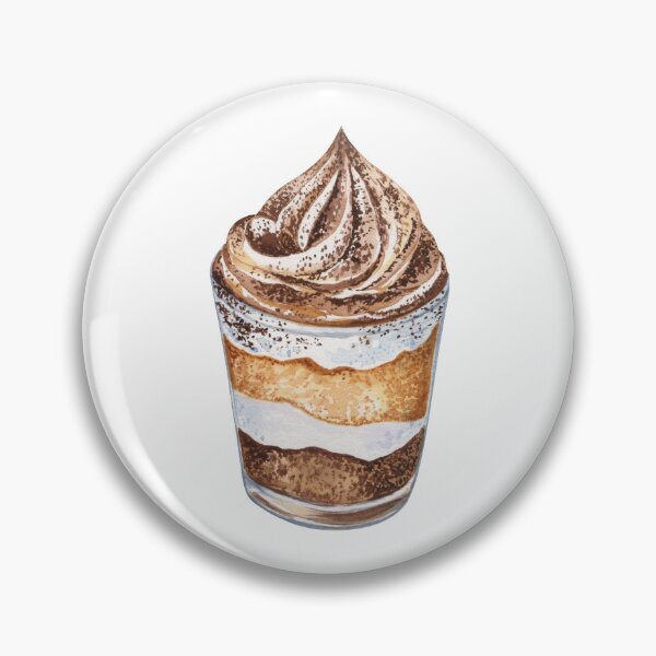 Item preview, Tiramisu Dessert in with Whipped Cream designed and sold by Flowersforbear.