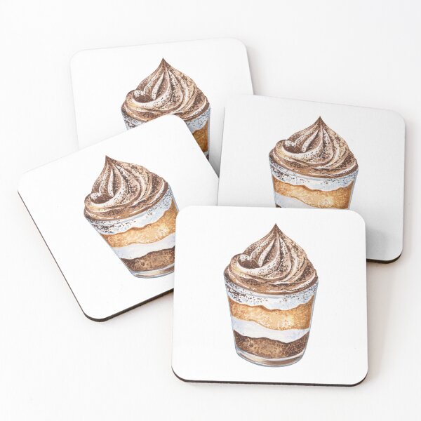 Item preview, Tiramisu Dessert in with Whipped Cream designed and sold by Flowersforbear.