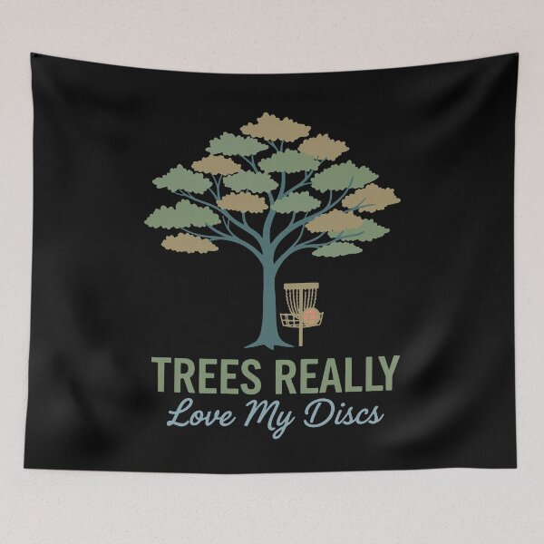Item preview, Trees Really Love My Discs Funny Disc Golf designed and sold by LuminOrb.