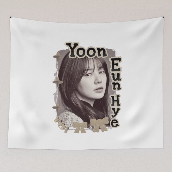 Item preview, Yoon Eun-hye (윤은혜) Korean actress South Korean celebrity K-drama star Korean film Scrapbook Collage Cozy Y2K Vintage Design designed and sold by HELL0WBELLO.