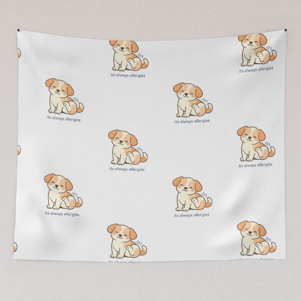 Item preview, It’s Always Allergies – Veterinary Dermatology Dog Design designed and sold by Bettybee00.