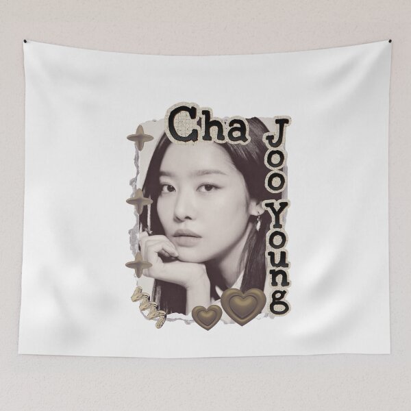 Item preview, Cha Joo-young (차주영) Korean actress South Korean celebrity K-drama star Korean film Scrapbook Collage Cozy Y2K Vintage Design designed and sold by HELL0WBELLO.