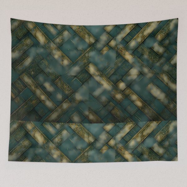 Item preview, Green Vibrant Textures Stripes Bold Colorful Patterns Lines designed and sold by ART ATTACK ZONE.