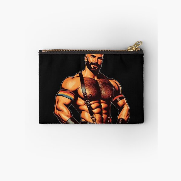 Item preview, Gay Leather Bear Color Pop Pride Graphic Design designed and sold by ItsAKinkThing.