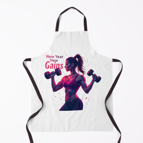 Item preview, New Year New Gains - Motivational Gym & Bodybuilding Fitness Goals 2026 designed and sold by Design-Pro-21.