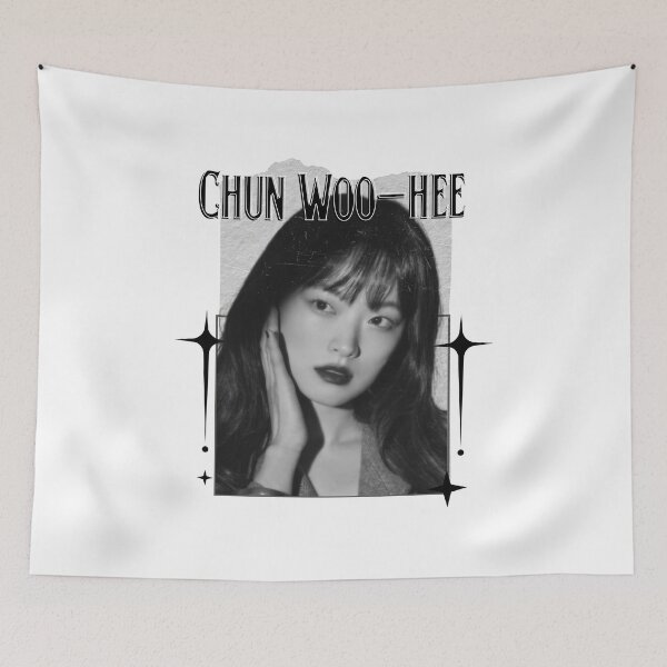 Item preview, Chun Woo-hee (천우희) Korean actress South Korean celebrity K-drama star Korean film Scrapbook Collage Cozy Y2K Vintage Design designed and sold by HELL0WBELLO.
