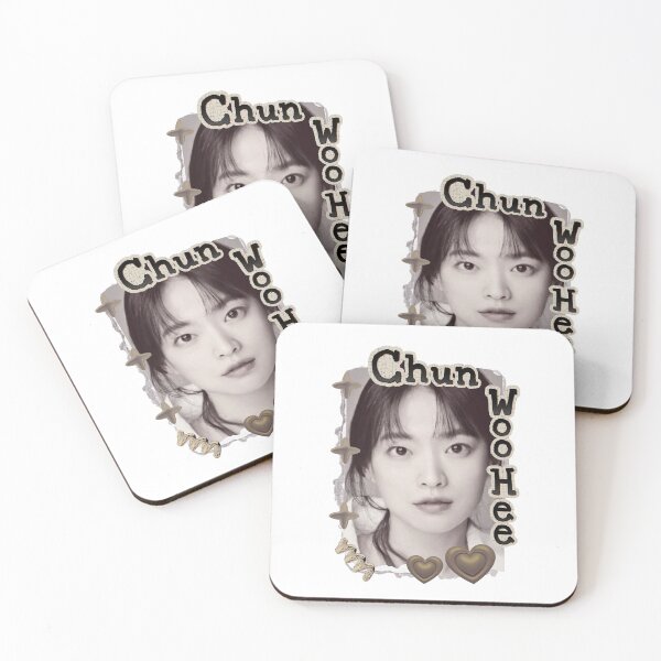 Item preview, Chun Woo-hee (천우희) Korean actress South Korean celebrity K-drama star Korean film Scrapbook Collage Cozy Y2K Vintage Design designed and sold by HELL0WBELLO.