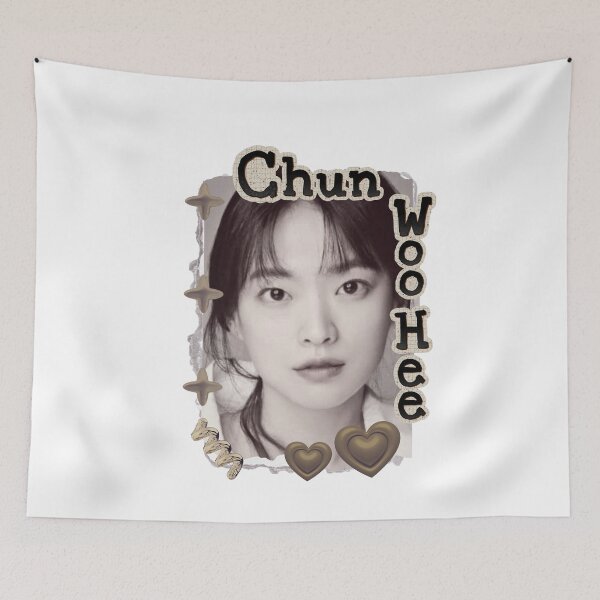 Item preview, Chun Woo-hee (천우희) Korean actress South Korean celebrity K-drama star Korean film Scrapbook Collage Cozy Y2K Vintage Design designed and sold by HELL0WBELLO.