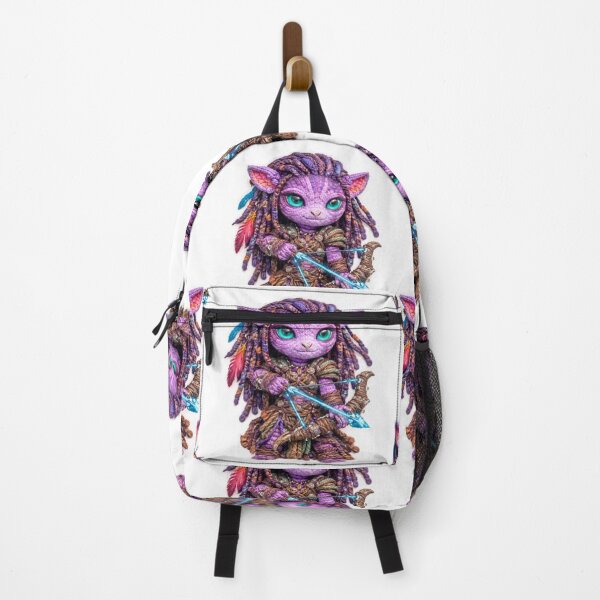 Item preview, Pandora Avatar Plush Archer Sticker – Knitted Fantasy Warrior Art designed and sold by Gurjeetpixelart.