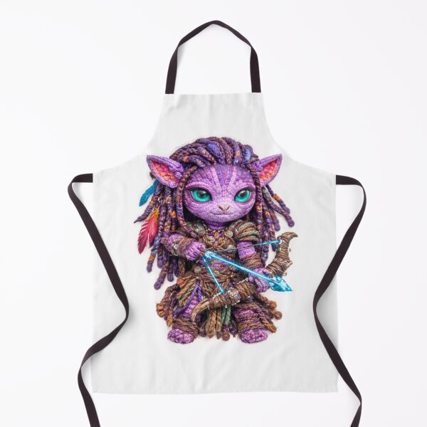 Item preview, Pandora Avatar Plush Archer Sticker – Knitted Fantasy Warrior Art designed and sold by Gurjeetpixelart.