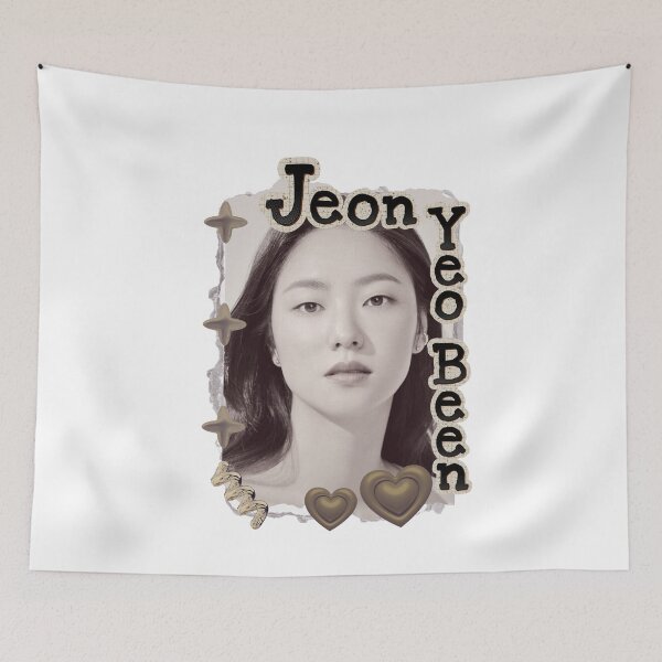 Item preview, Jeon Yeo-been (전여빈) Korean actress South Korean celebrity K-drama star Korean film Scrapbook Collage Cozy Y2K Vintage Design designed and sold by HELL0WBELLO.