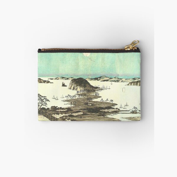 Item preview, HD Moon above Kanazawa (number 1 from the serie of 3 artworks), by Utagawa Hiroshige HIGH DEFINITION designed and sold by MINDTHECHERRY.