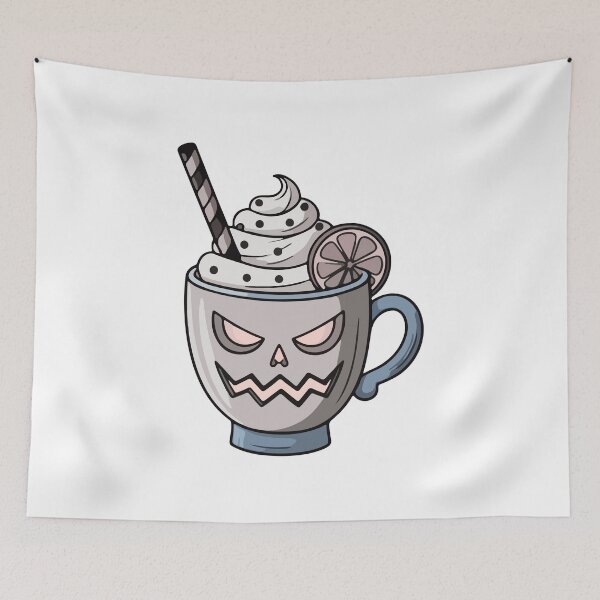 Item preview, Spooky Coffee Mug with Whipped Cream designed and sold by Horrify.