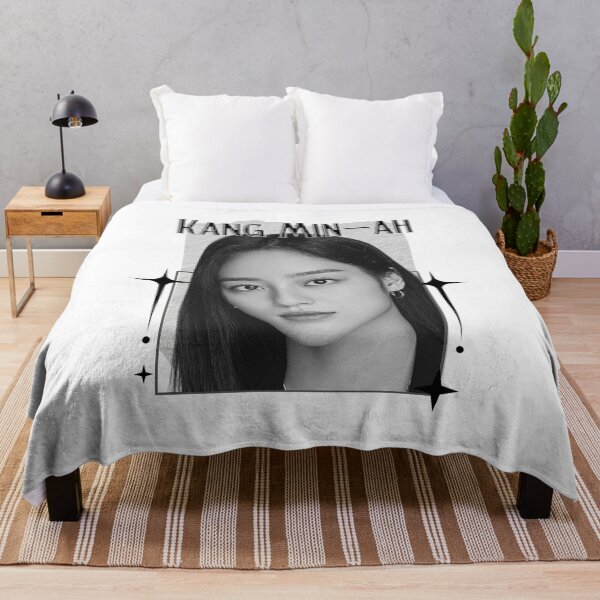 Item preview, Kang Min-ah Korean actress South Korean celebrity K-drama star Korean film Scrapbook Collage Cozy Y2K Vintage Design designed and sold by HELL0WBELLO.