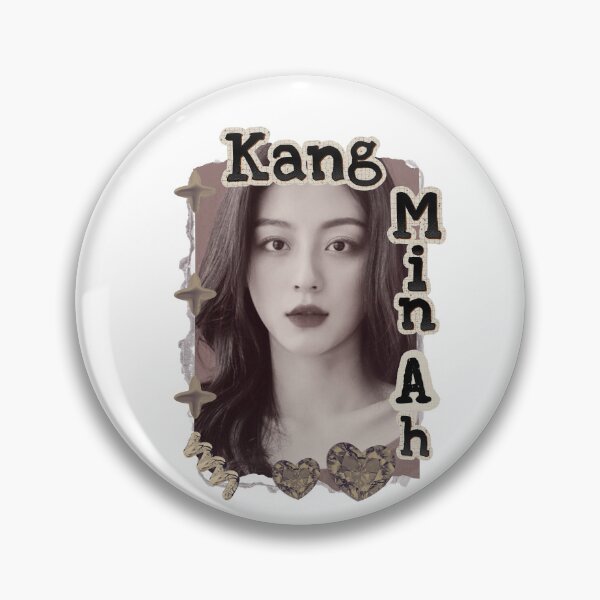 Item preview, Kang Min-ah Korean actress South Korean celebrity K-drama star Korean film Scrapbook Collage Cozy Y2K Vintage Design designed and sold by HELL0WBELLO.