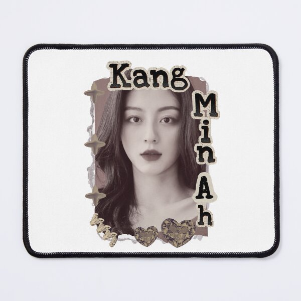 Item preview, Kang Min-ah Korean actress South Korean celebrity K-drama star Korean film Scrapbook Collage Cozy Y2K Vintage Design designed and sold by HELL0WBELLO.