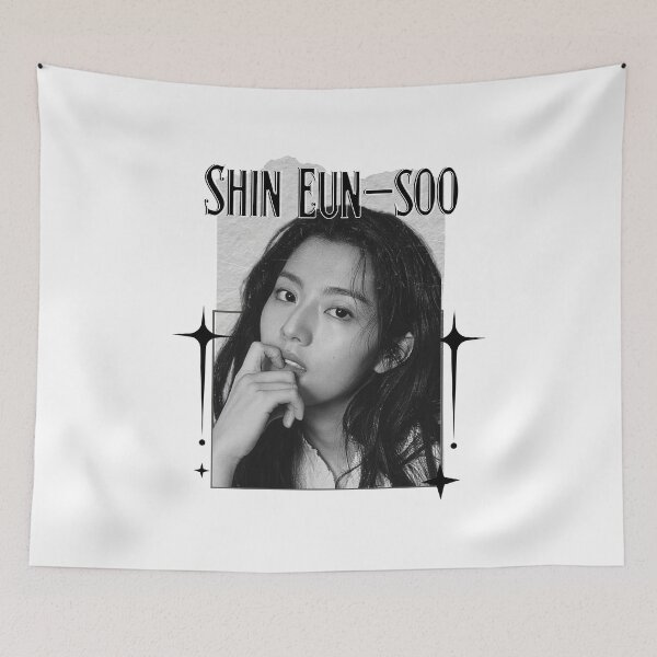 Item preview, Shin Eun-soo Korean actress South Korean celebrity K-drama star Korean film Scrapbook Collage Cozy Y2K Vintage Design designed and sold by HELL0WBELLO.