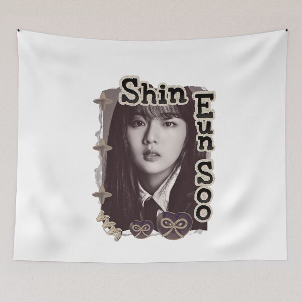 Item preview, Shin Eun-soo Korean actress South Korean celebrity K-drama star Korean film Scrapbook Collage Cozy Y2K Vintage Design designed and sold by HELL0WBELLO.