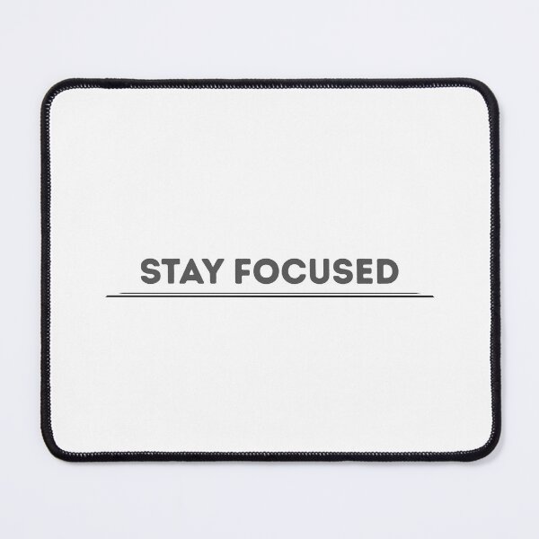 Item preview, Stay focused motivation design designed and sold by IronMindStudio.