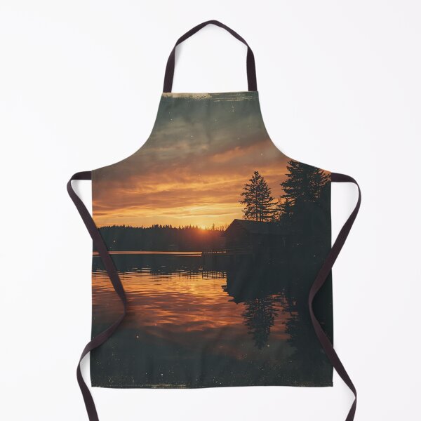 Item preview, Vintage Distressed, Lake Cabin designed and sold by RisingWolfStudio.