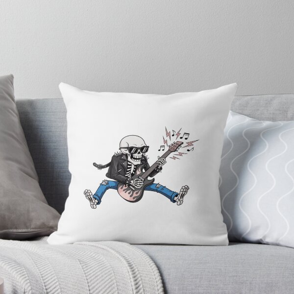 Item preview, Rocker Skeleton Playing Electric Guitar designed and sold by Horrify.