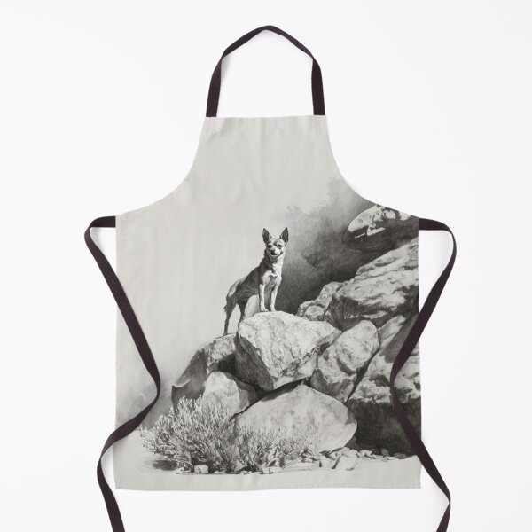 Item preview, A Chihuahua standing bravely on a large boulder, Dogs in Motion designed and sold by CDC40.