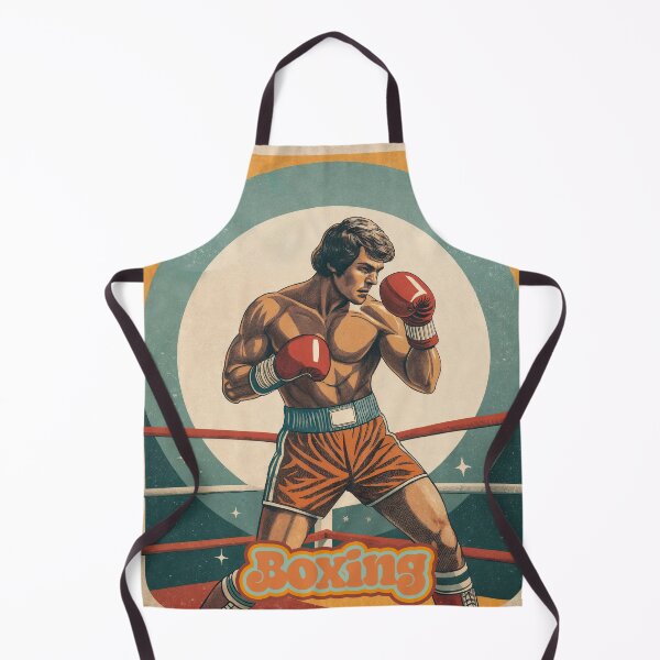 Item preview, Retro Knockout: Vintage Boxer in Bold Stance designed and sold by ForeverPrintsOK.
